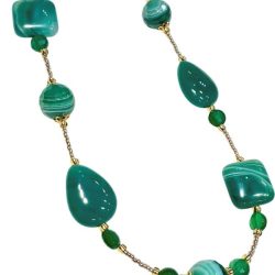 Collana multifili con nodo gioiello Collana multifili con nodo gioiello