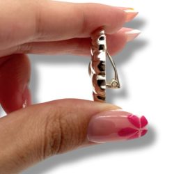 Vari orecchini a clip colorati oro e argento, regalo per donna, semplici orecchini classici, orecchini a clip anni '80, ART 627192521 - Italia